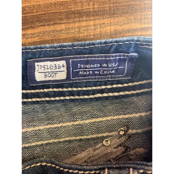 MISS ME Women’s Bling Angel Boot Cut Jeans / Size: 29 - Picture 4 of 14